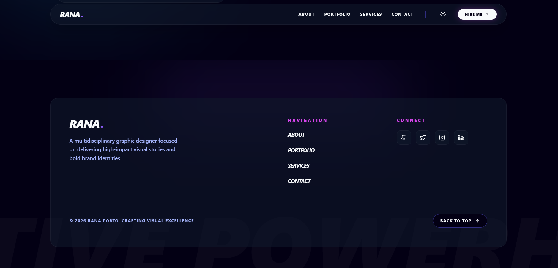 Premium Creative Narrative Portfolio