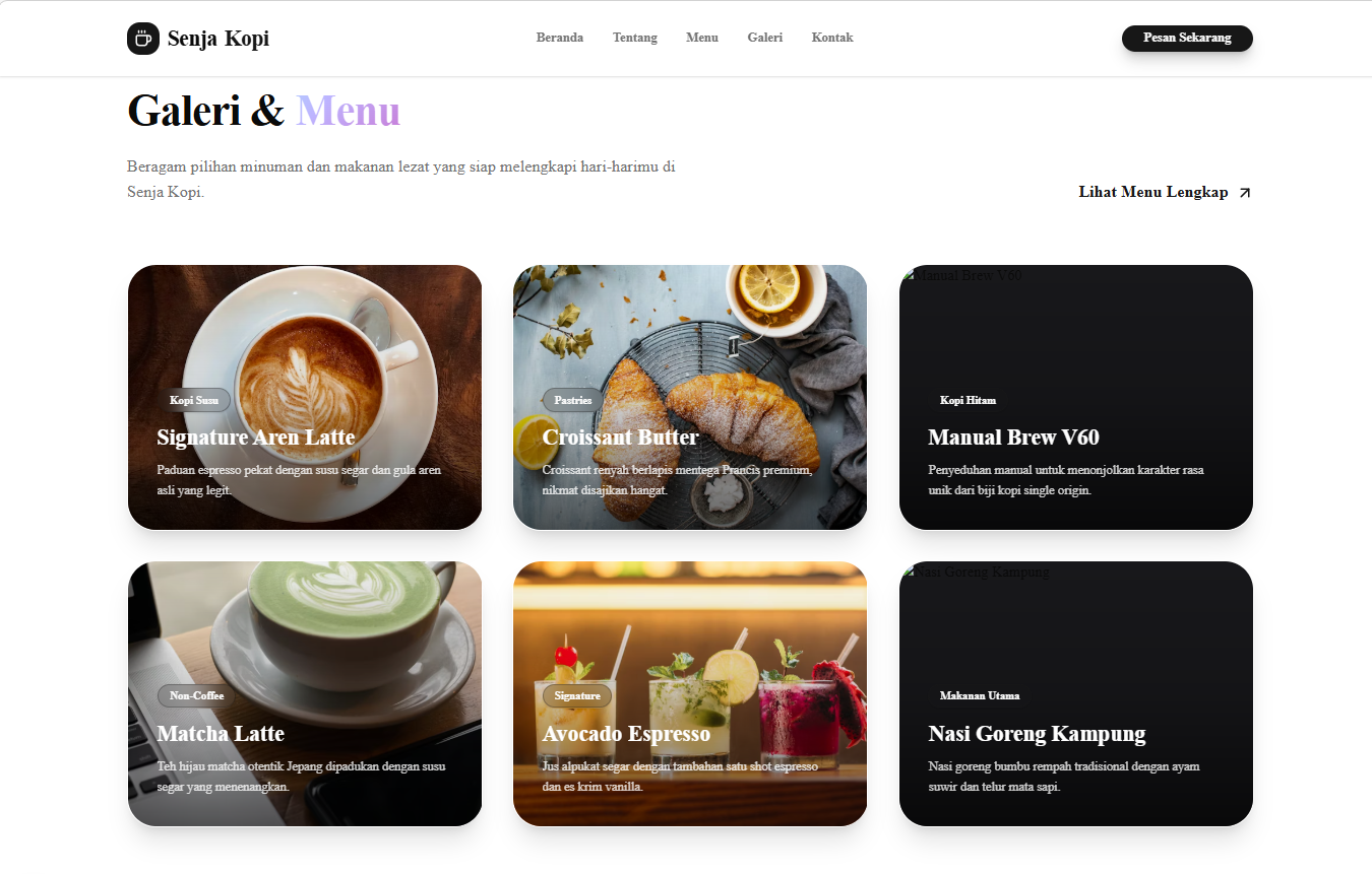 Landing Page Website