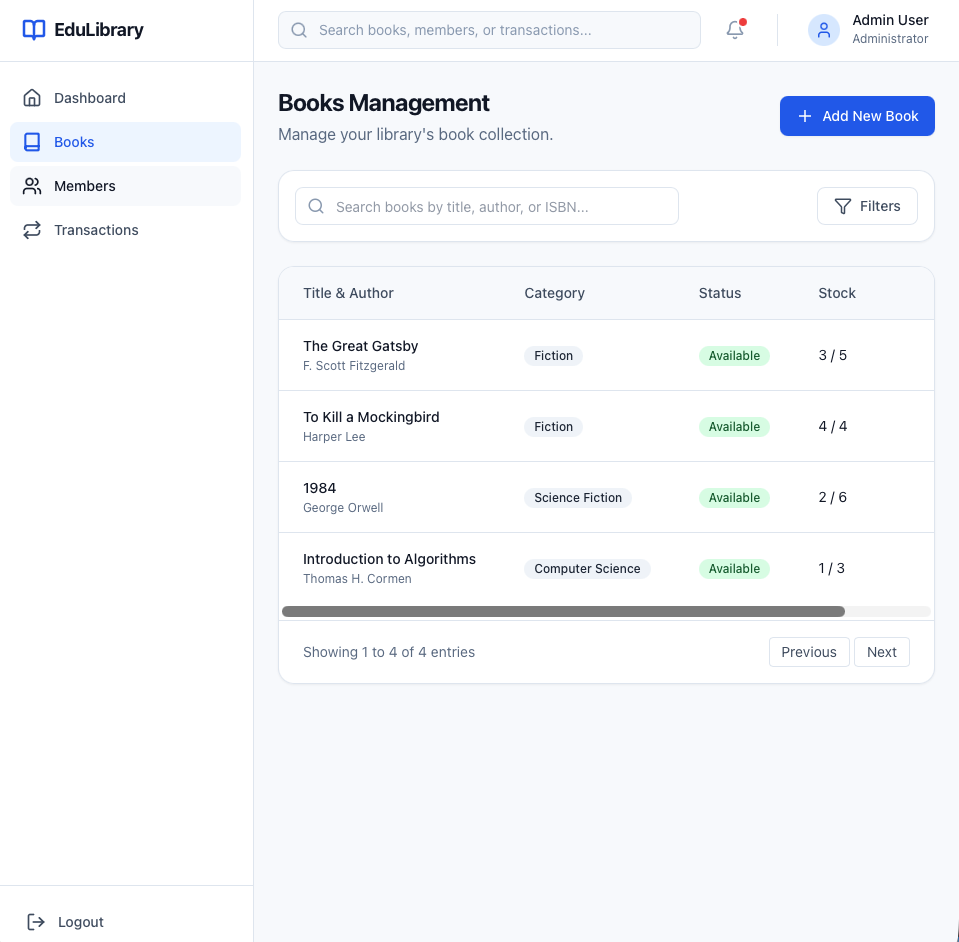 Digital Library Management System